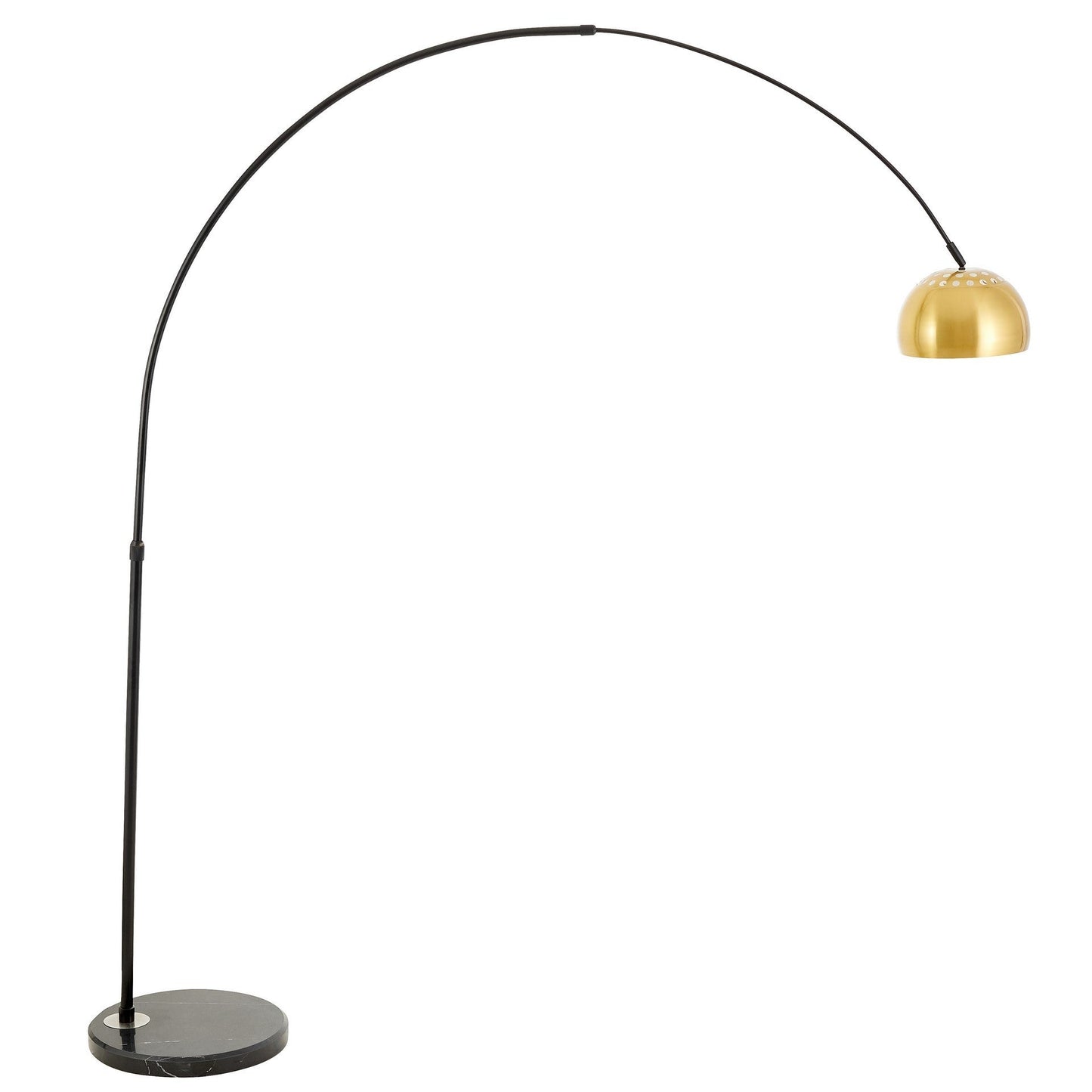 AZURRO C1 BLACK BRASS FLOOR STANDING LAMP - LuminaLux