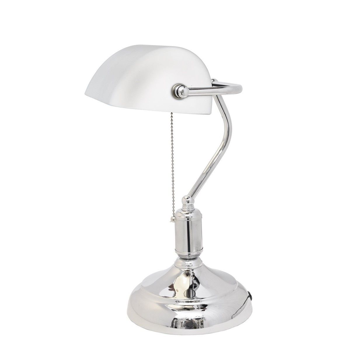 CLASSIC BANKER DESK LAMP WHITE BANKER CLASSIC - LuminaLux