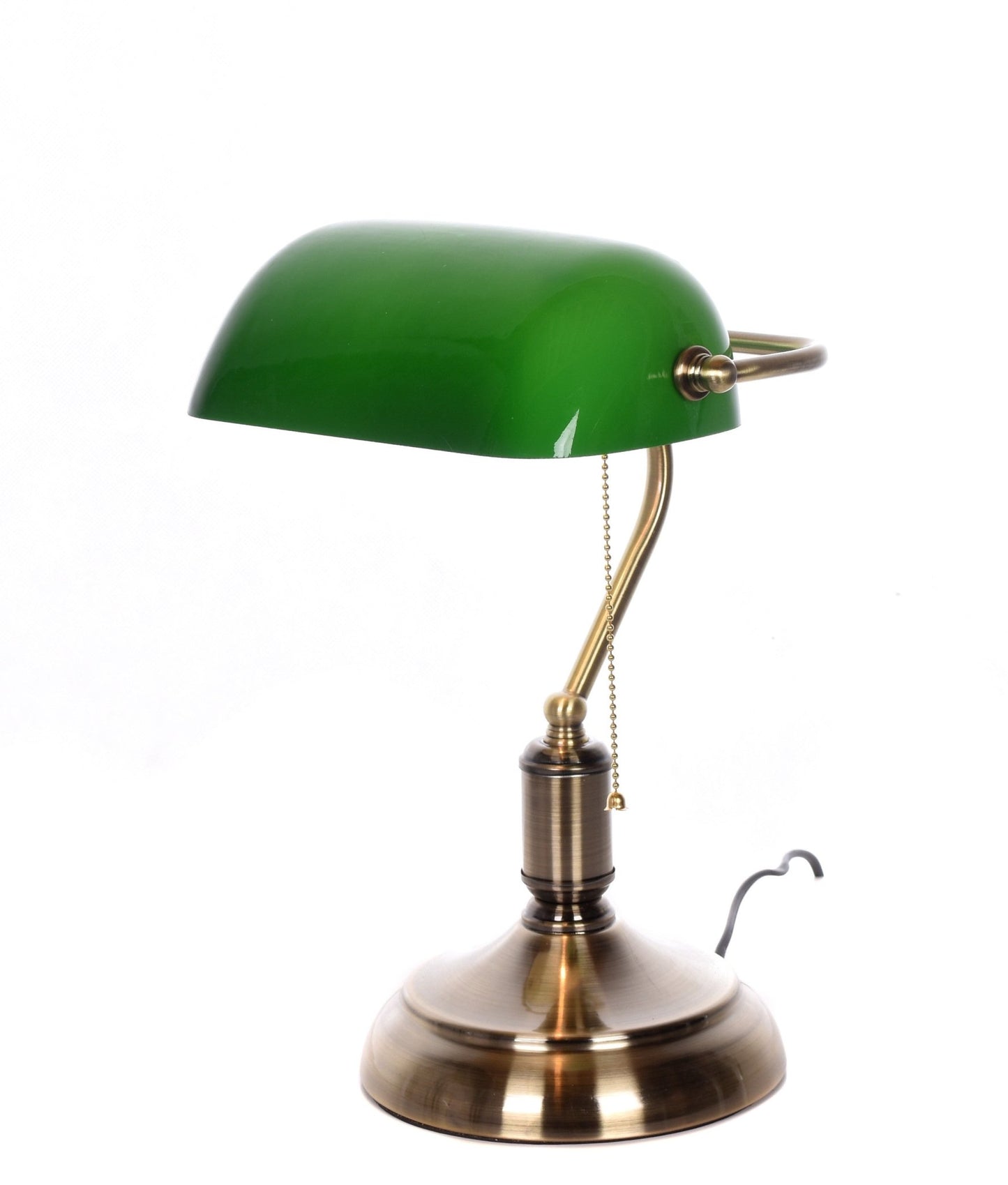 CLASSIC BANKER GREEN DESK LAMP BANKER CLASSIC - LuminaLux