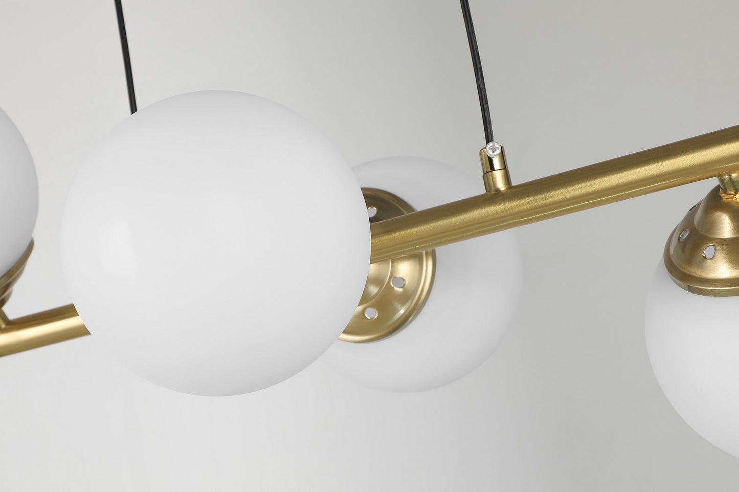 MODERNE PENDELLEUCHTE GOLD GEBÜRSTET FINO W6