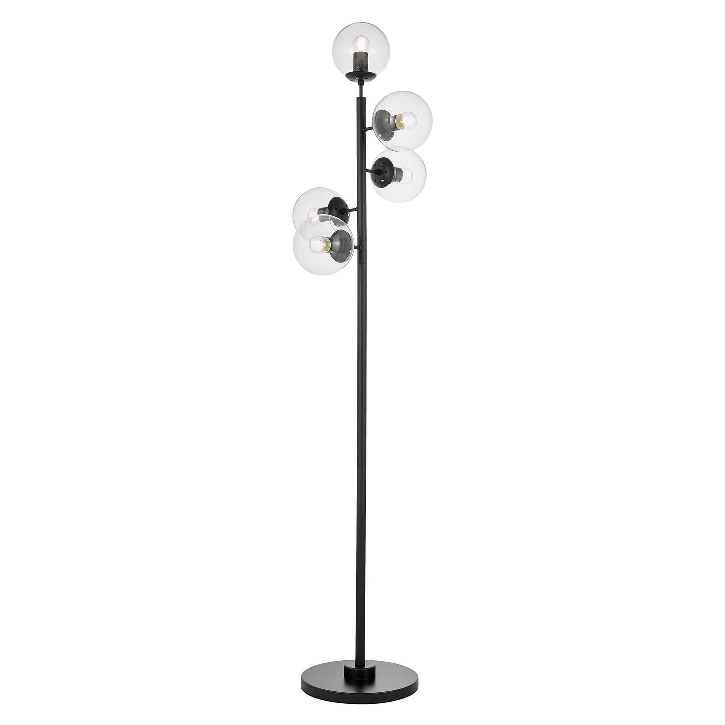 FLOOR STANDING LAMP BLACK CEREDO W5 - LuminaLux