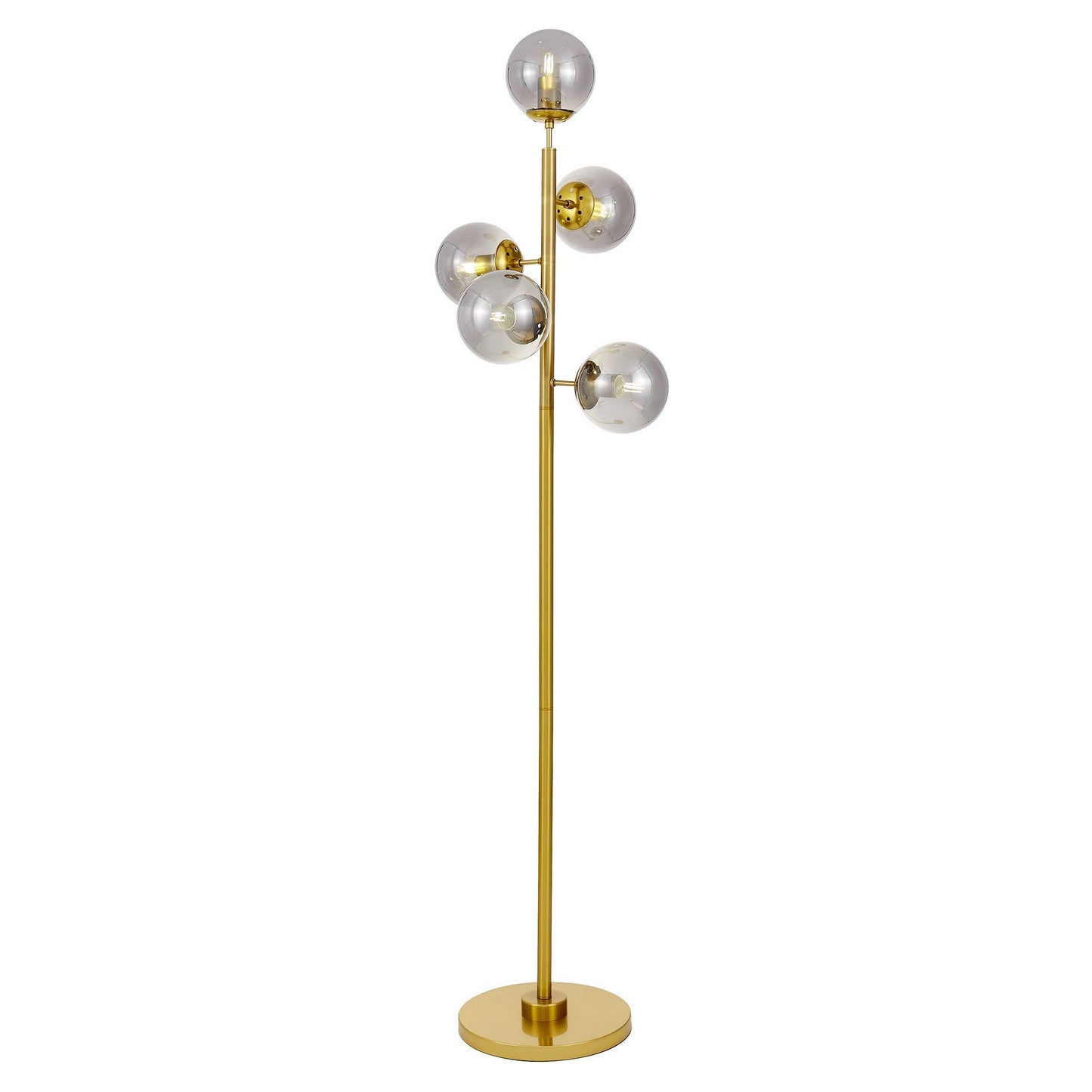 FLOOR STANDING LAMP BRASS CEREDO W5 - LuminaLux