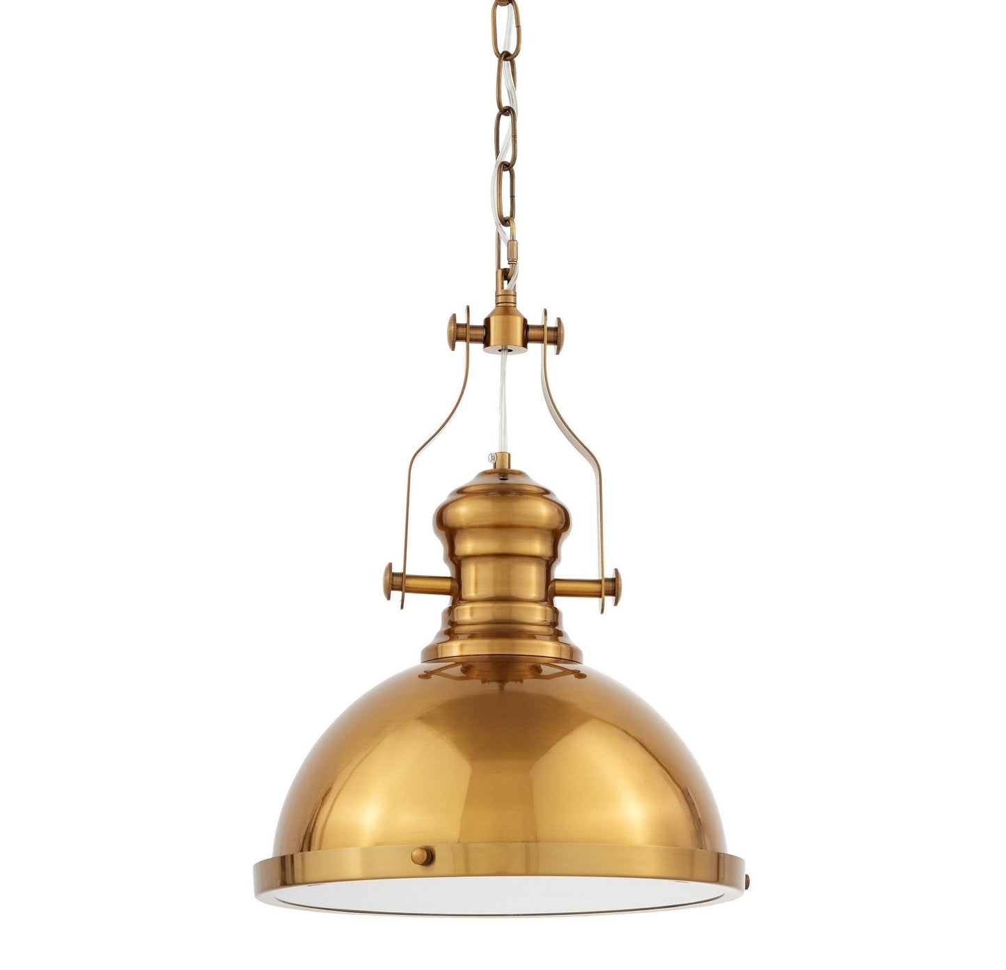 INDUSTRIAL LOFT BRASS PENDANT LAMP ETTORE - LuminaLux