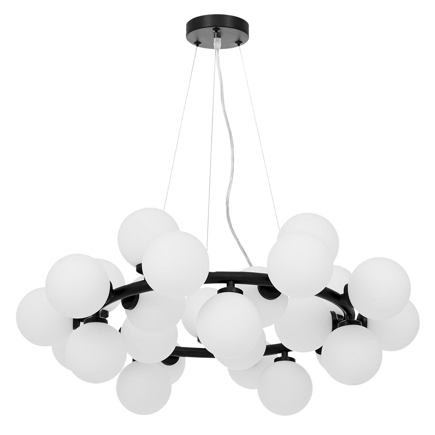 MODERN BLACK MARSIAD PENDANT LAMP W25 - LuminaLux
