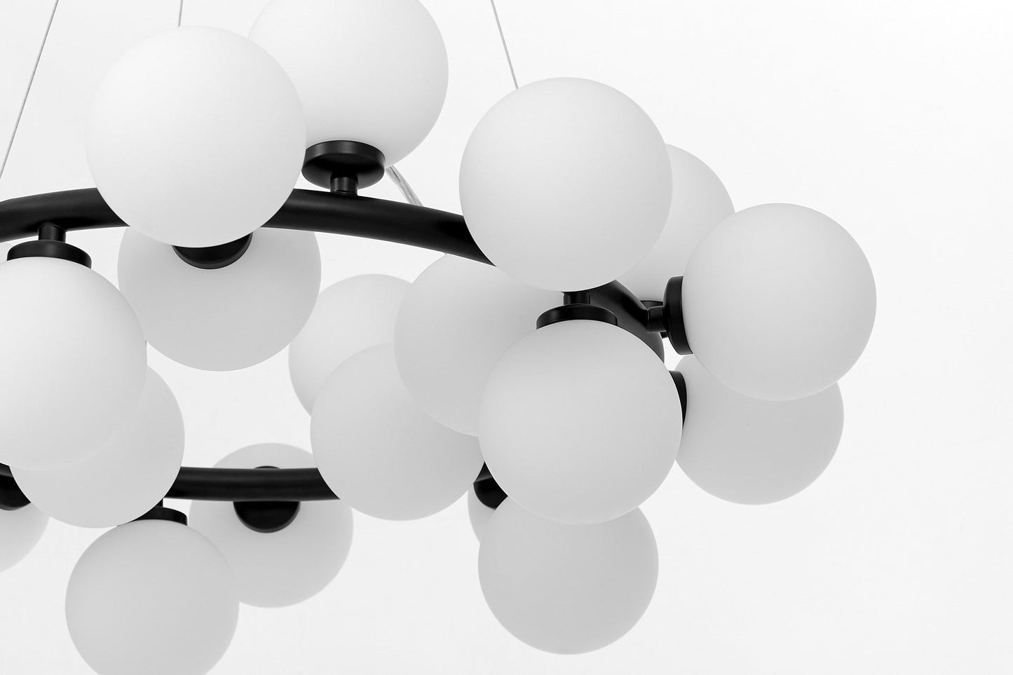 MODERN BLACK MARSIAD PENDANT LAMP W25 - LuminaLux