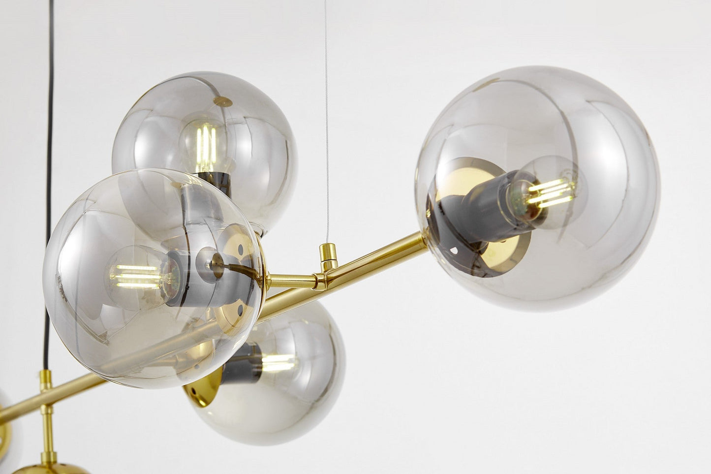 MODERN BRASS PENDANT LAMP CEREDO W6 - LuminaLux