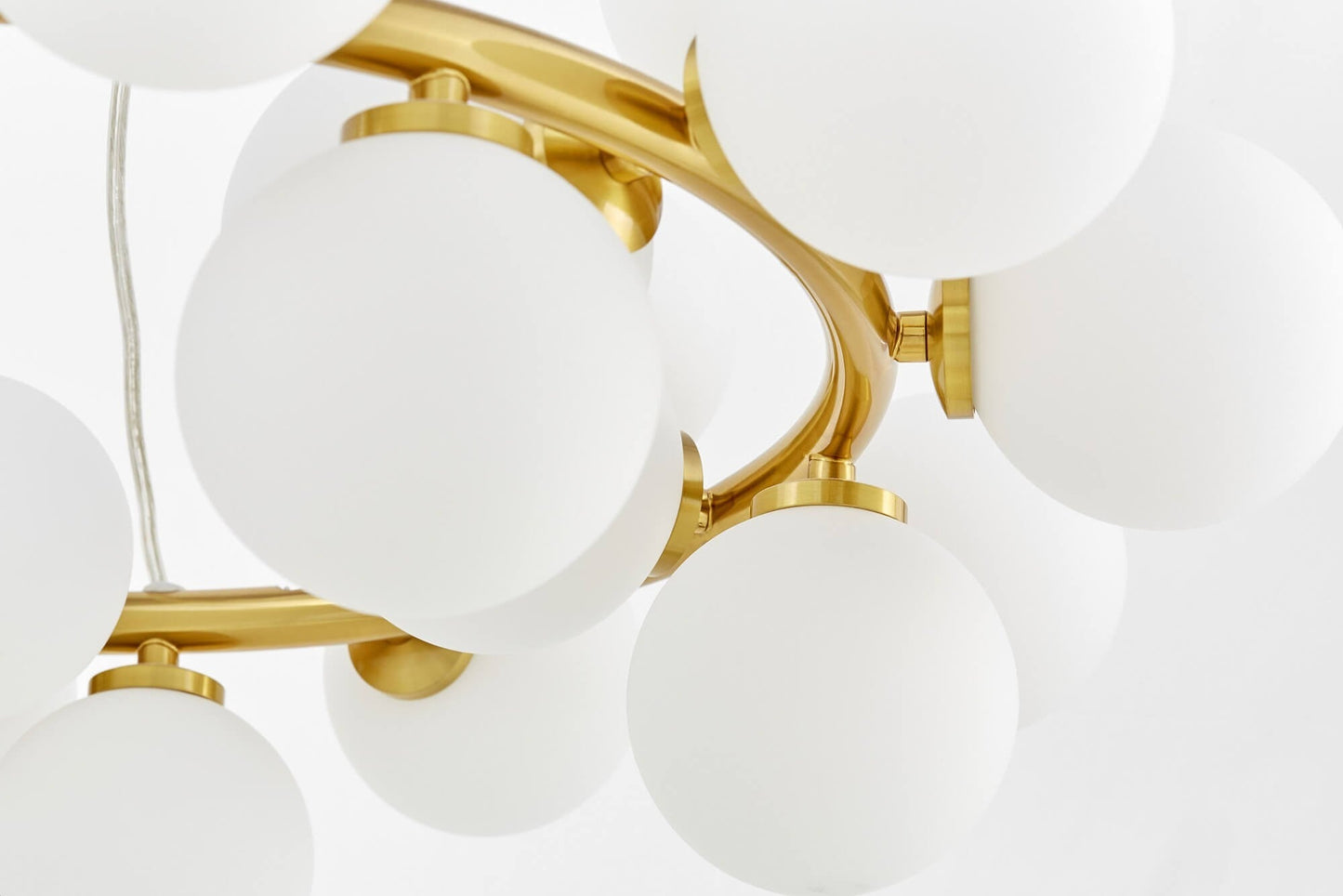 MODERN BRASS PENDANT LAMP MARSIAD W40 - LuminaLux