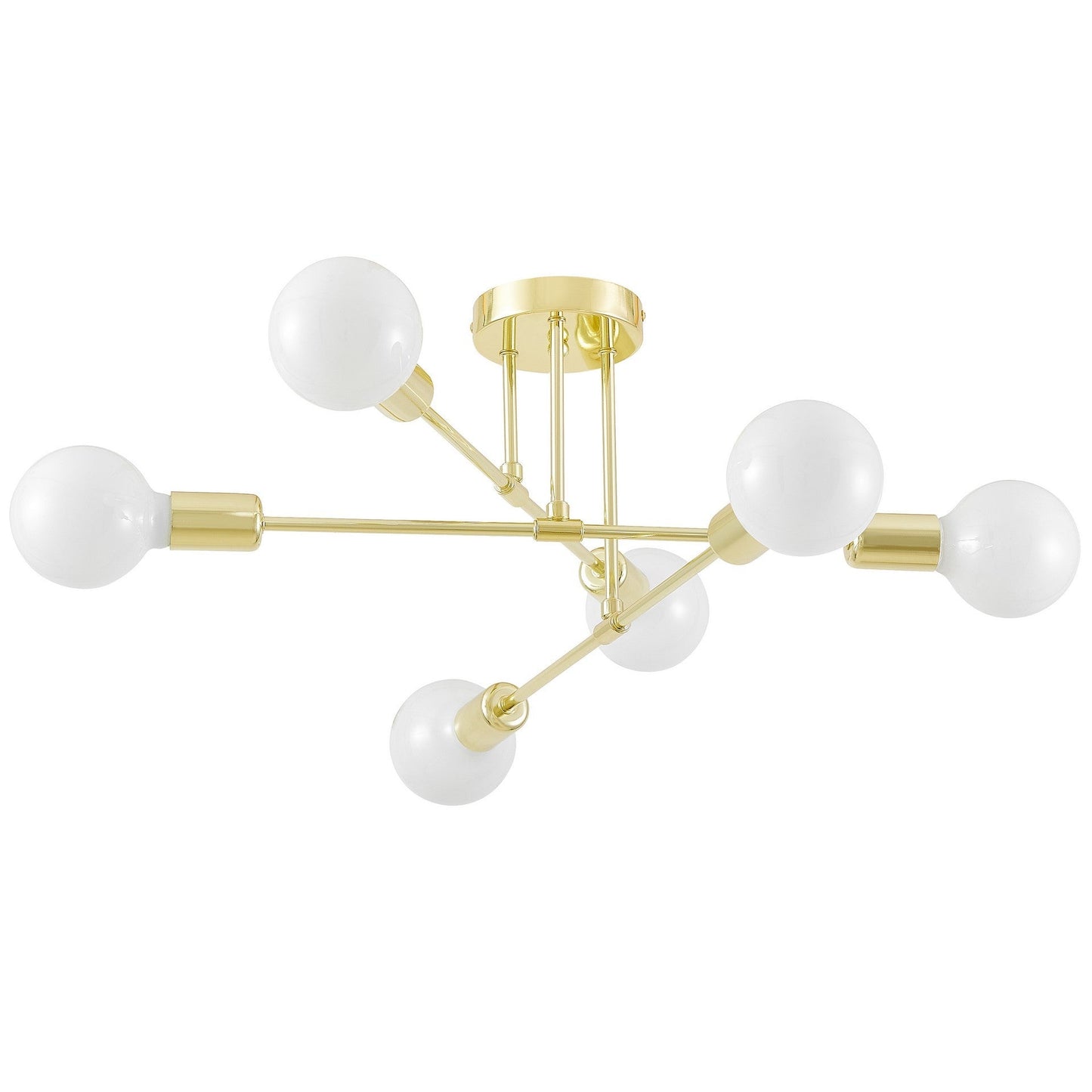 MODERN CEILING LAMP CLASSIC GOLD NOVA W6 - LuminaLux