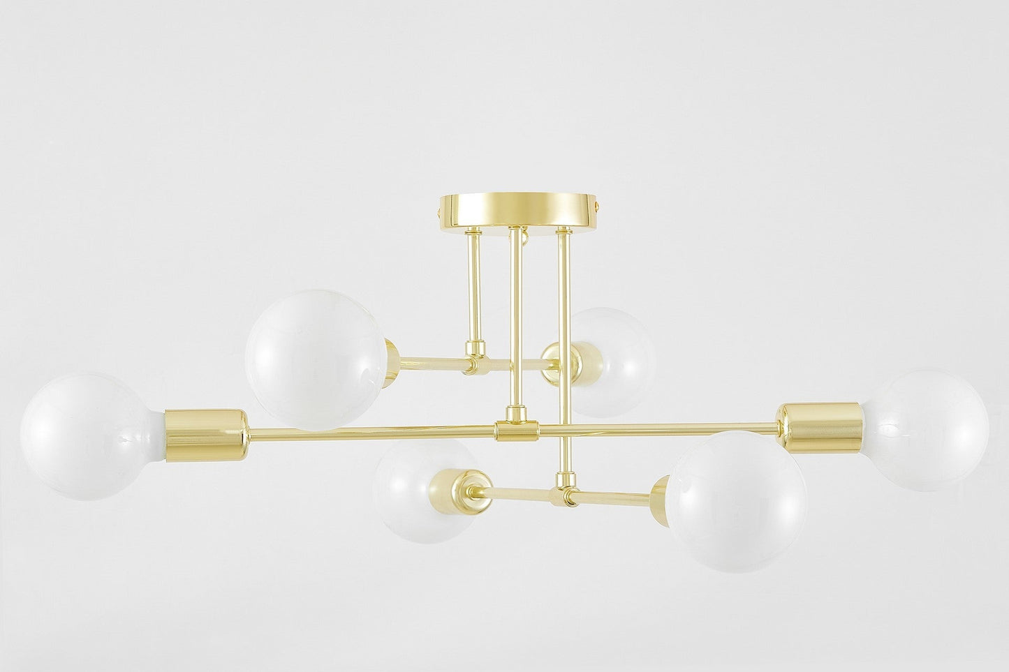 MODERN CEILING LAMP CLASSIC GOLD NOVA W6 - LuminaLux