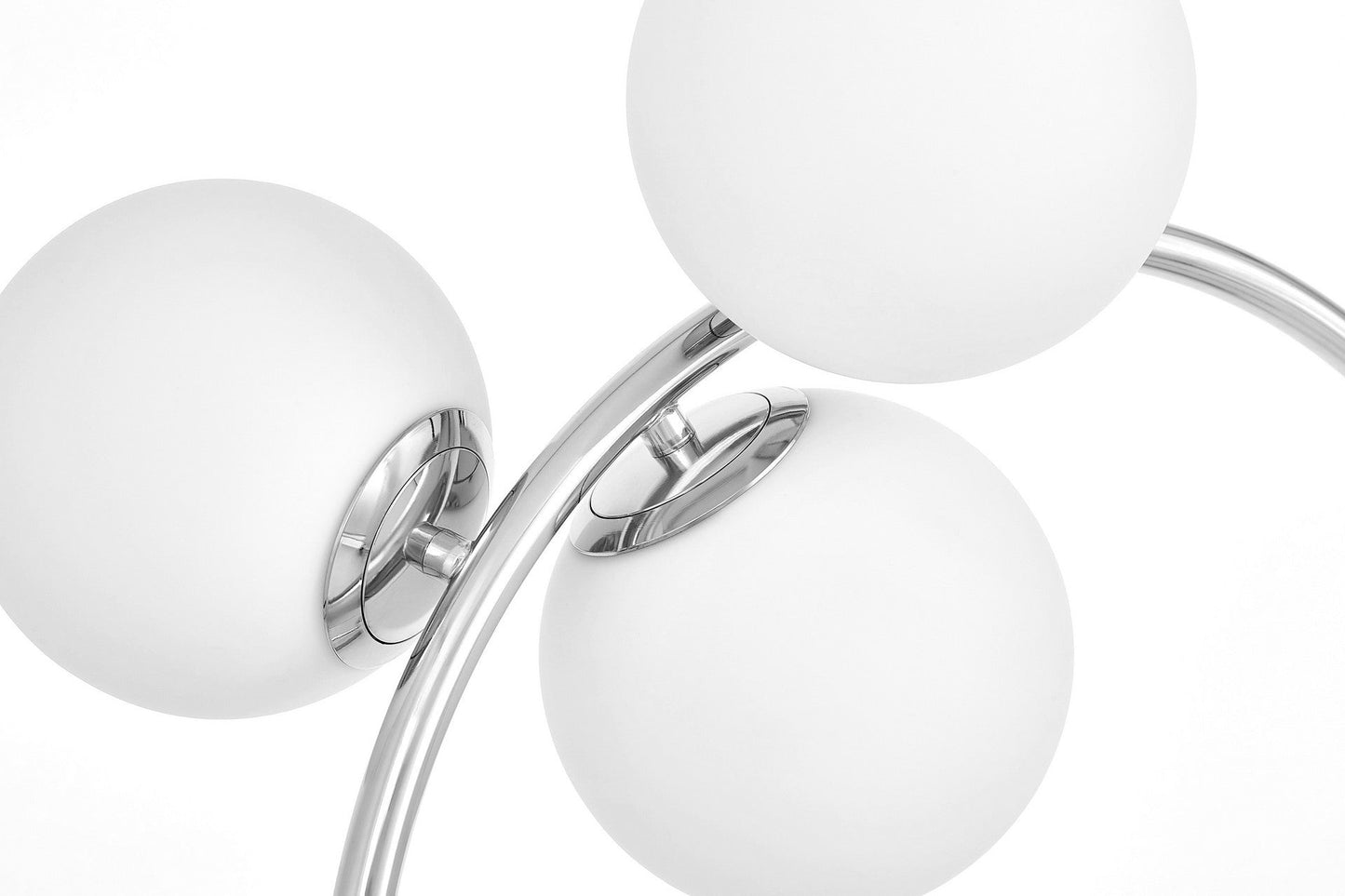 MODERN CHROME PENDANT LAMP BONIO W6 - LuminaLux