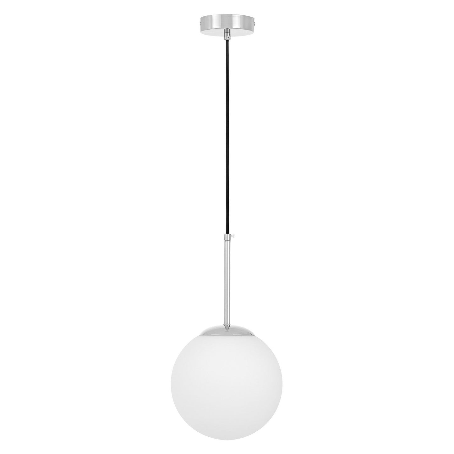 MODERN CHROME PENDANT LAMP FREDICA D20 - LuminaLux