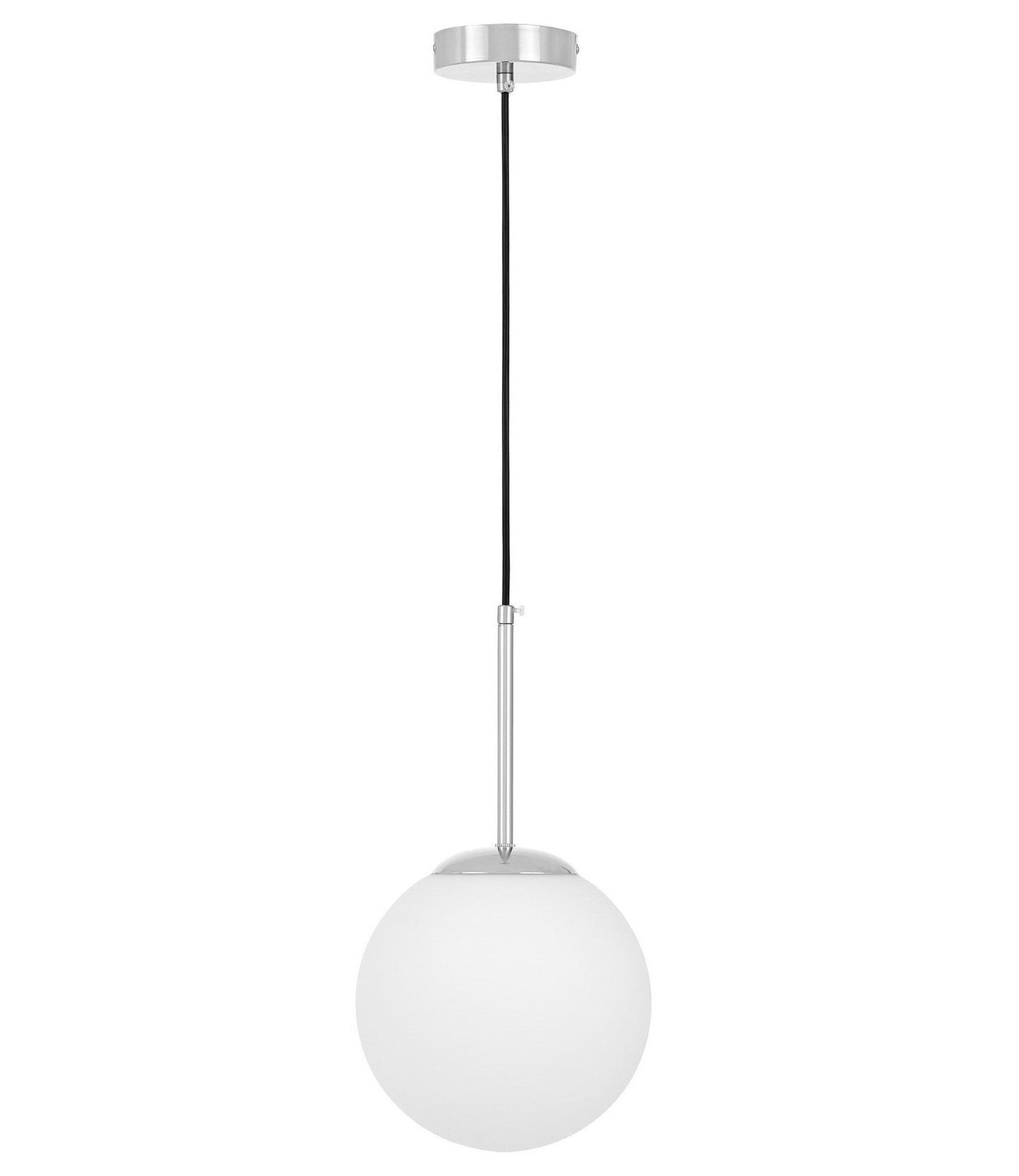 MODERN CHROME PENDANT LAMP FREDICA D20 - LuminaLux