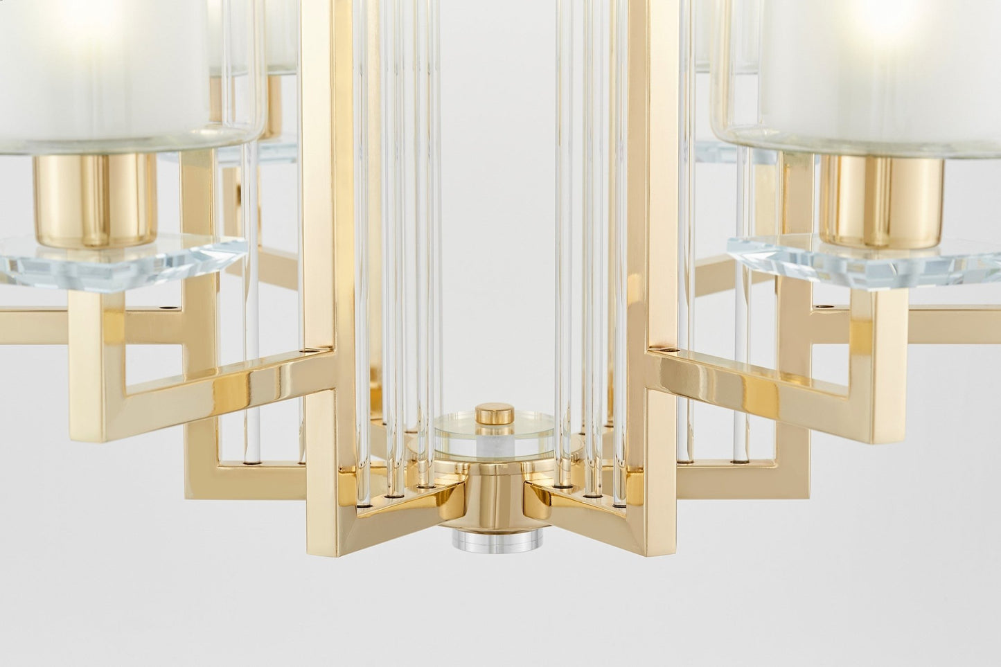 MODERN GOLD CEILING LAMP MANHATTAN W6 - LuminaLux