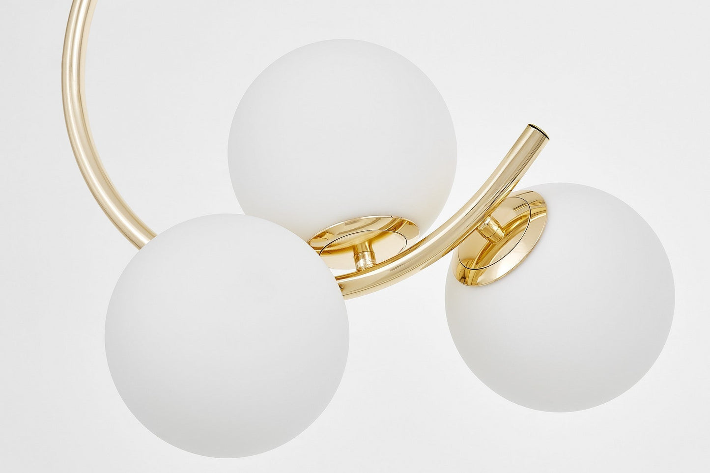 MODERN GOLD PENDANT LAMP BONIO W3 - LuminaLux