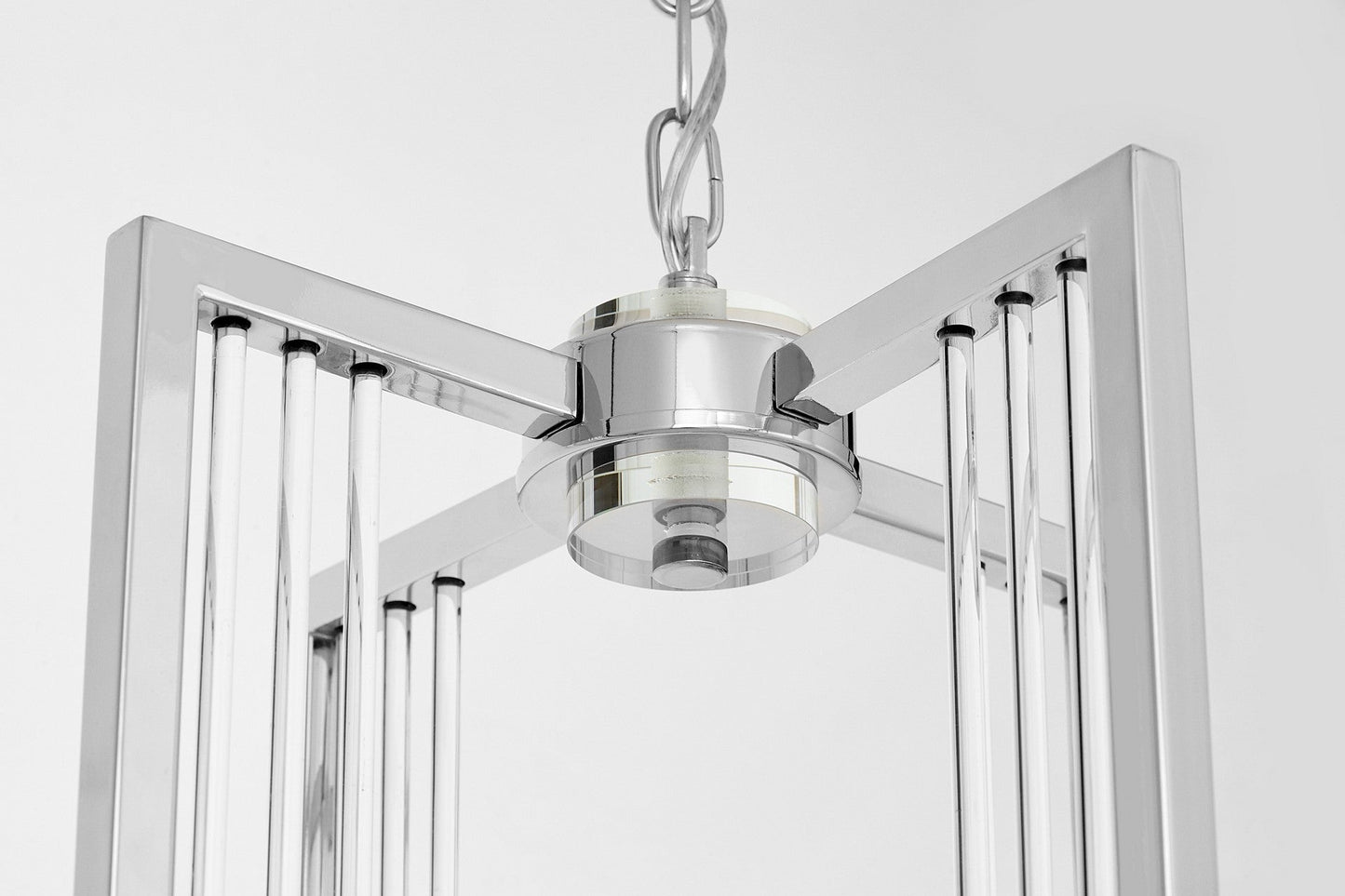 MODERN LOFT CHROME PENDANT LAMP MANHATTAN W1 - LuminaLux