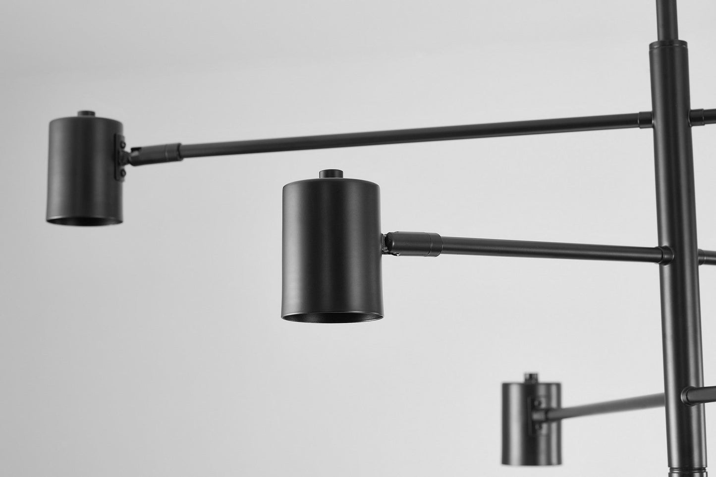 MODERN PENDANT CEILING LAMP BLACK DORA W6 - LuminaLux