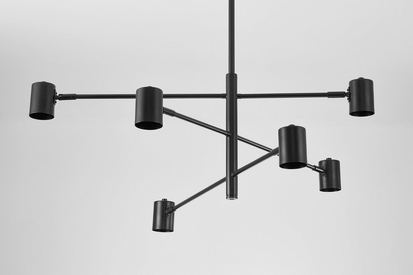 MODERN PENDANT CEILING LAMP BLACK DORA W6 - LuminaLux
