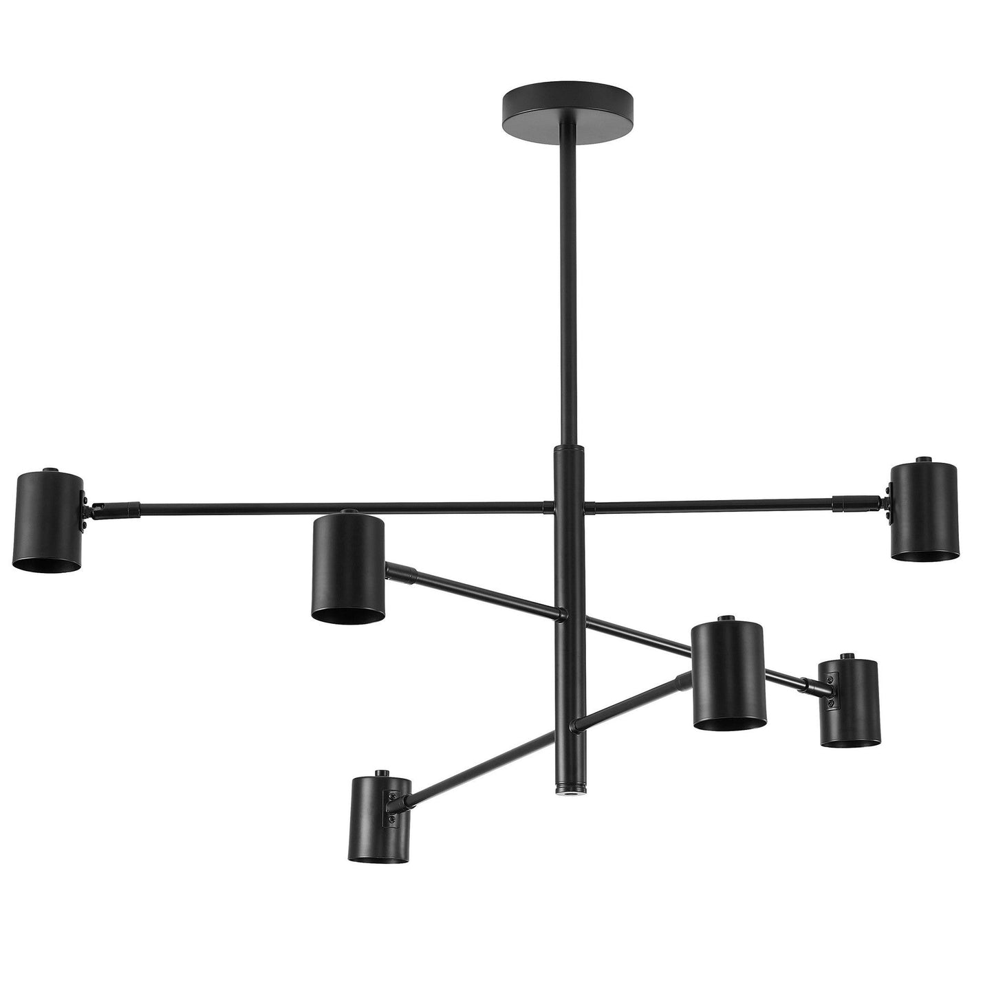 MODERN PENDANT CEILING LAMP BLACK DORA W6 - LuminaLux