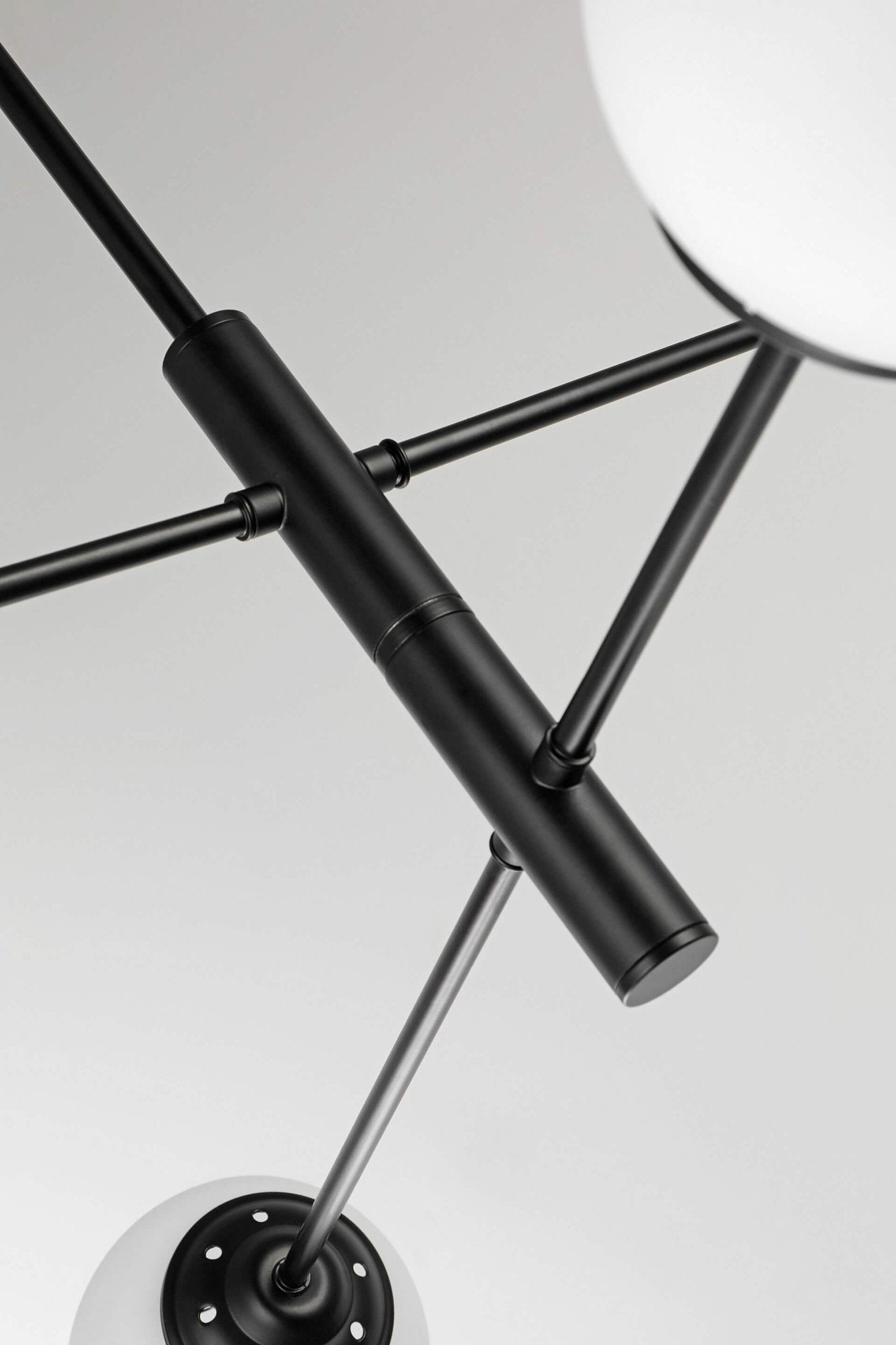 MODERN PENDANT CEILING LAMP BLACK FINO PRO W4 - LuminaLux