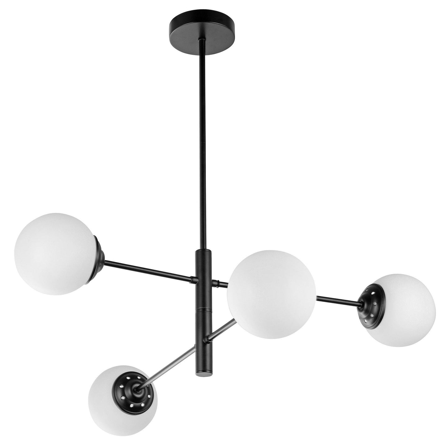 MODERN PENDANT CEILING LAMP BLACK FINO PRO W4 - LuminaLux