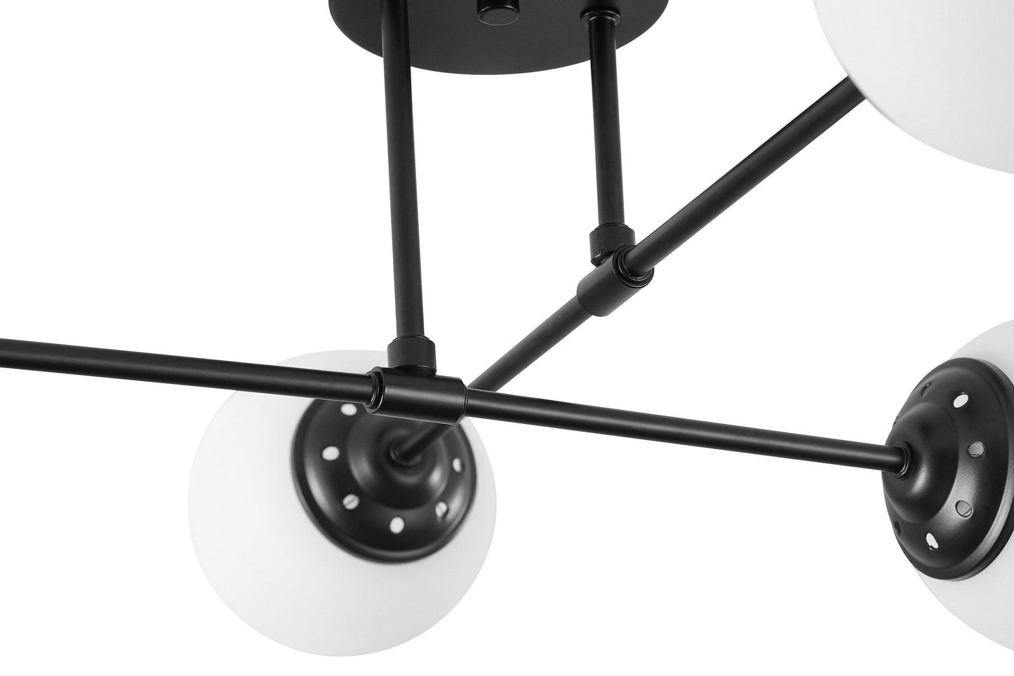 MODERN PENDANT CEILING LAMP BLACK FINO W4 - LuminaLux