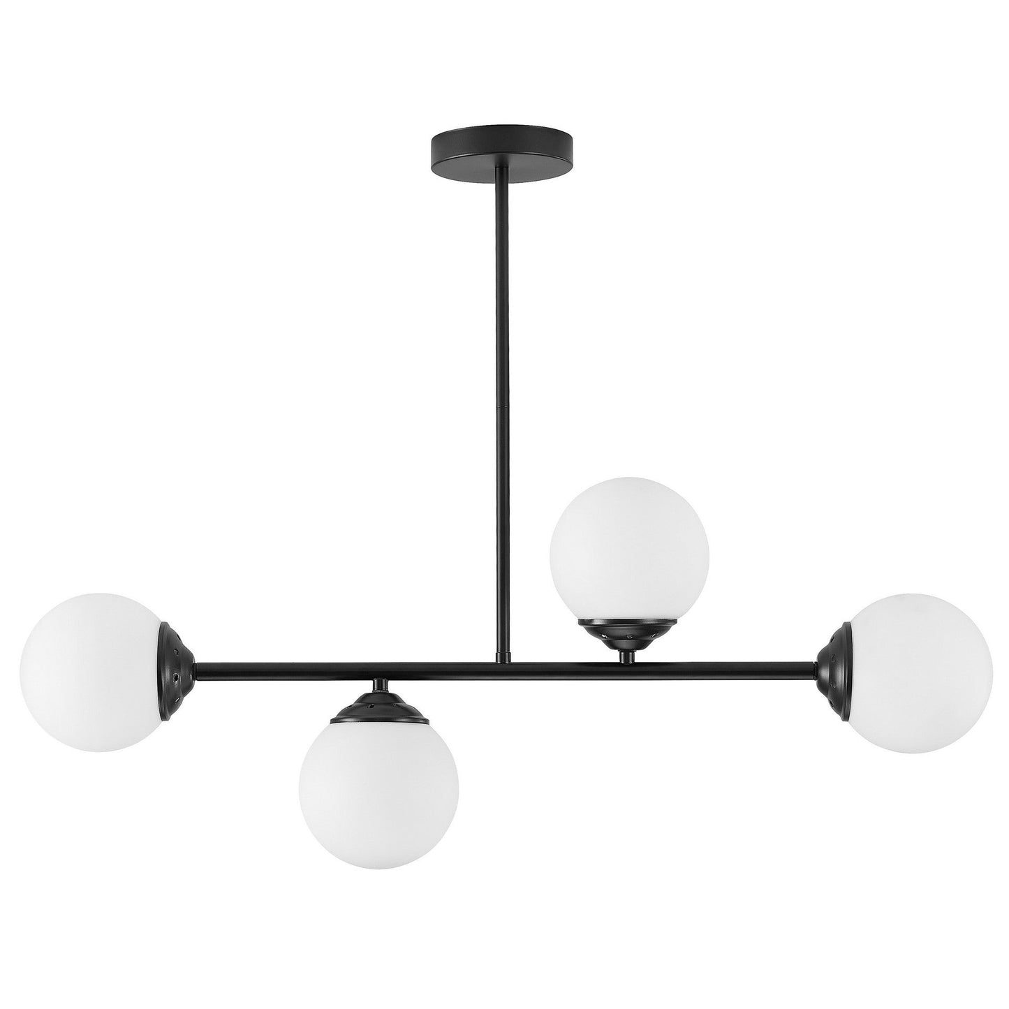 MODERN PENDANT LAMP BLACK FINO W4 - LuminaLux