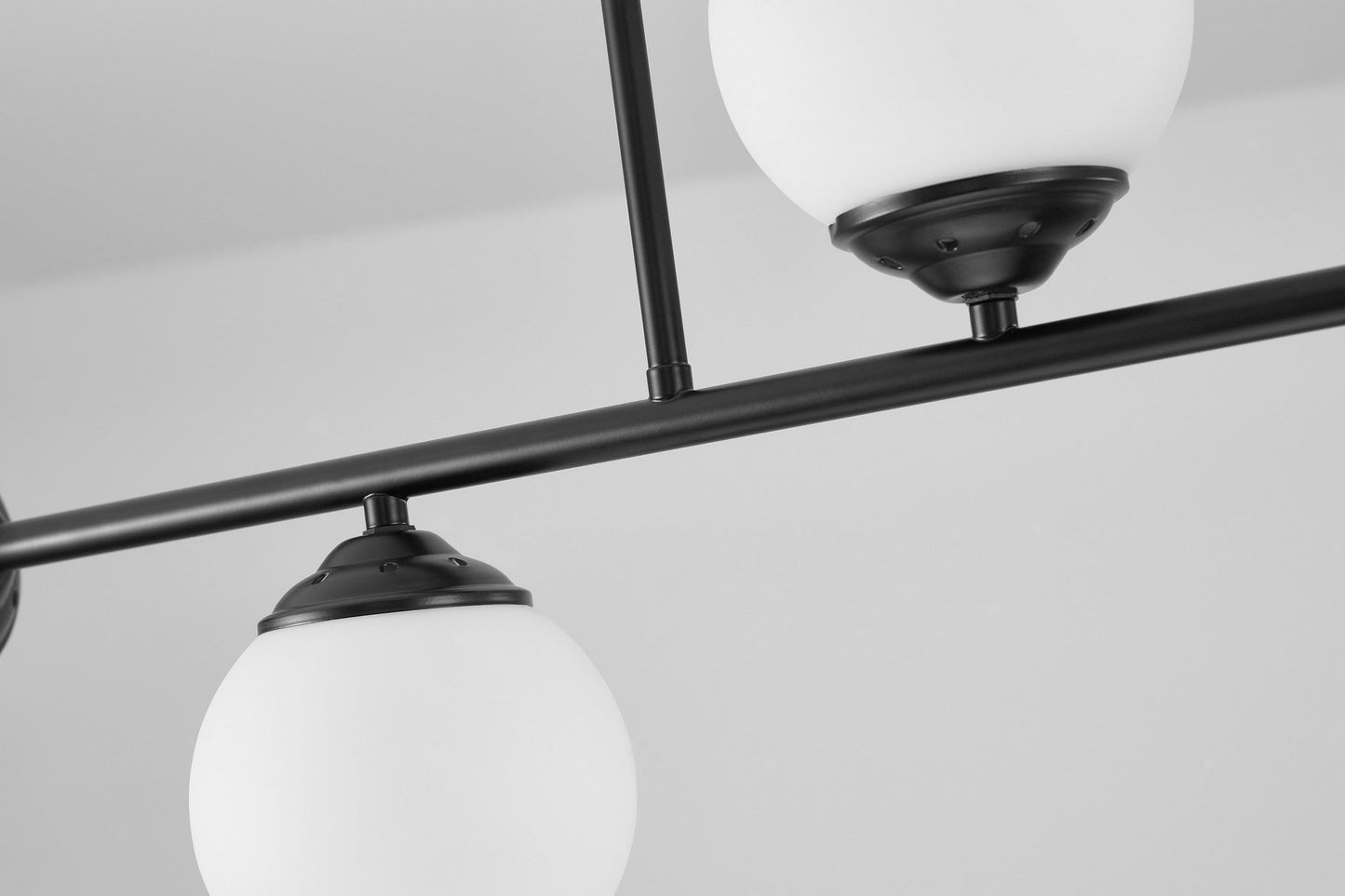MODERN PENDANT LAMP BLACK FINO W4 - LuminaLux