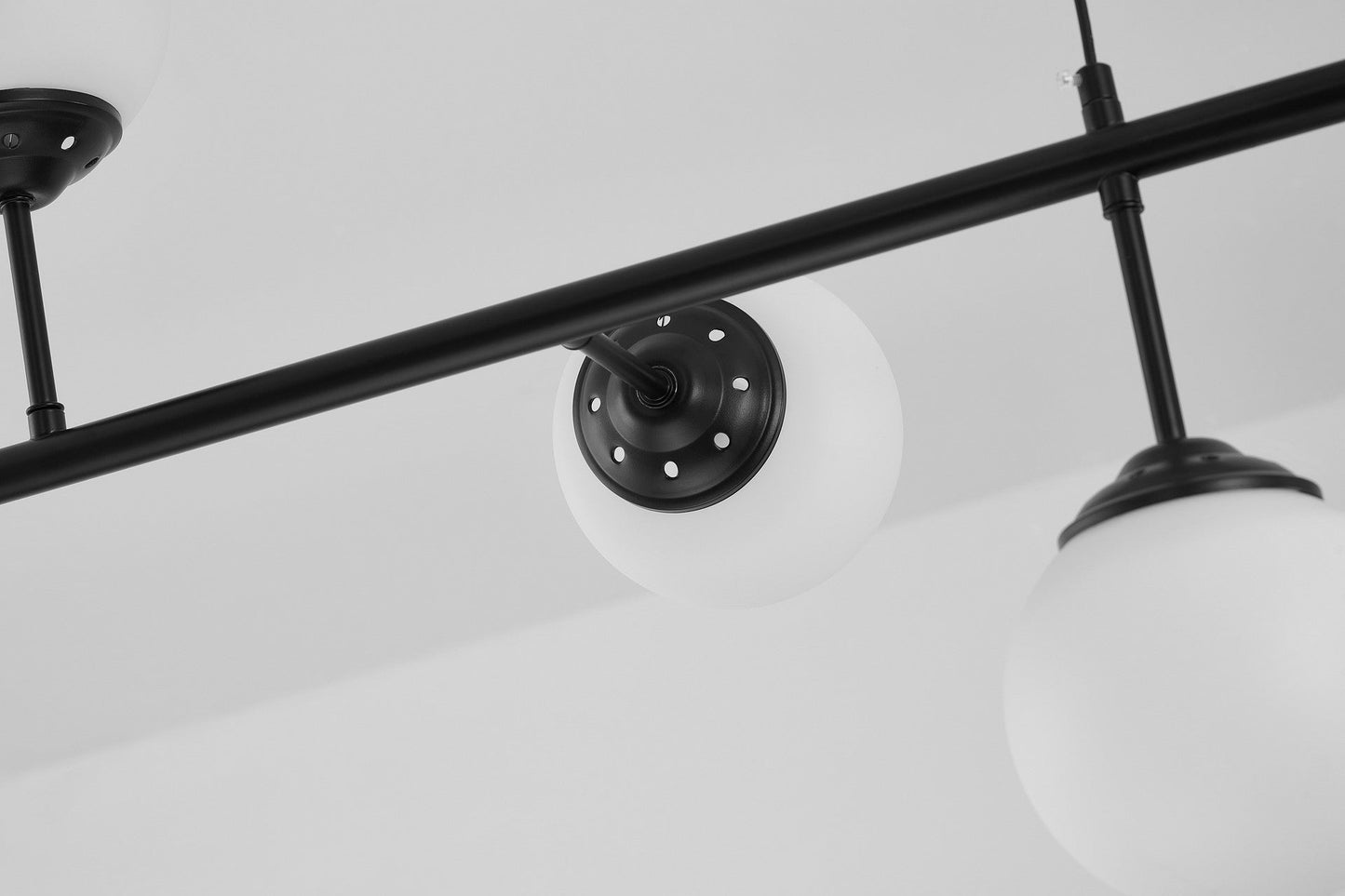 MODERN PENDANT LAMP BLACK FINO W6 - LuminaLux