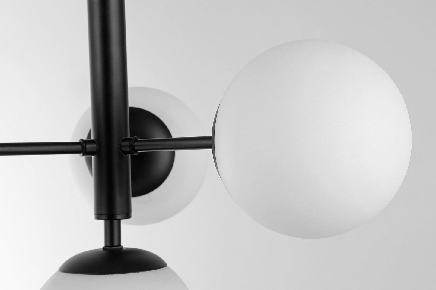 MODERN PENDANT LAMP BLACK LEDO W4 - LuminaLux