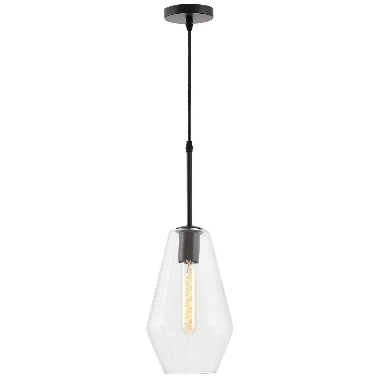 MODERN PENDANT LAMP BLACK SHARD W1 - LuminaLux