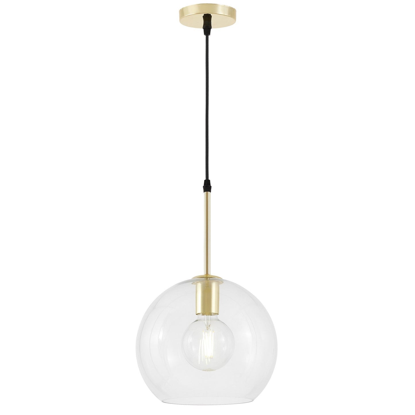MODERN PENDANT LAMP CLASSIC GOLD HALO W1 - LuminaLux