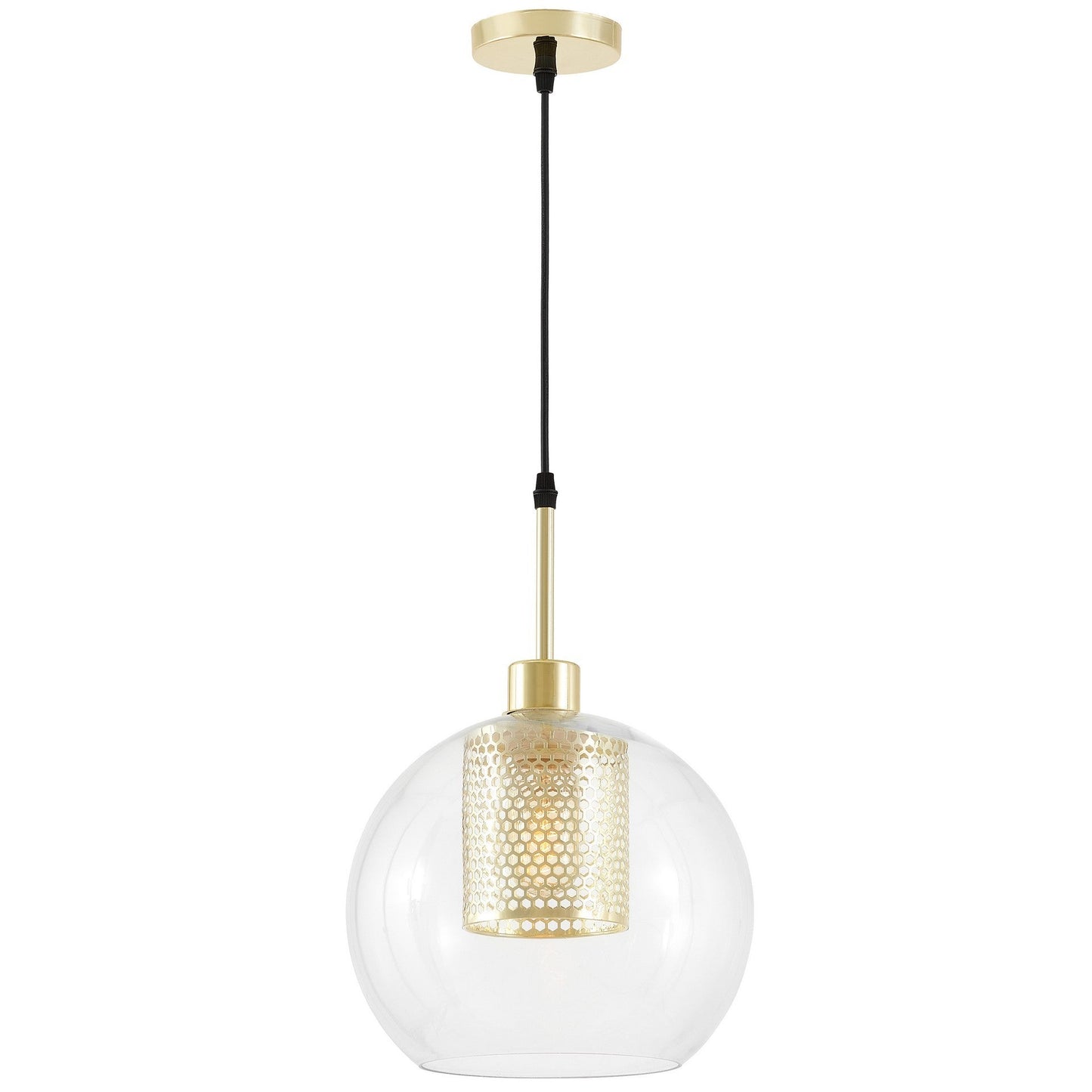 MODERN PENDANT LAMP CLASSIC GOLD NET W1 - LuminaLux