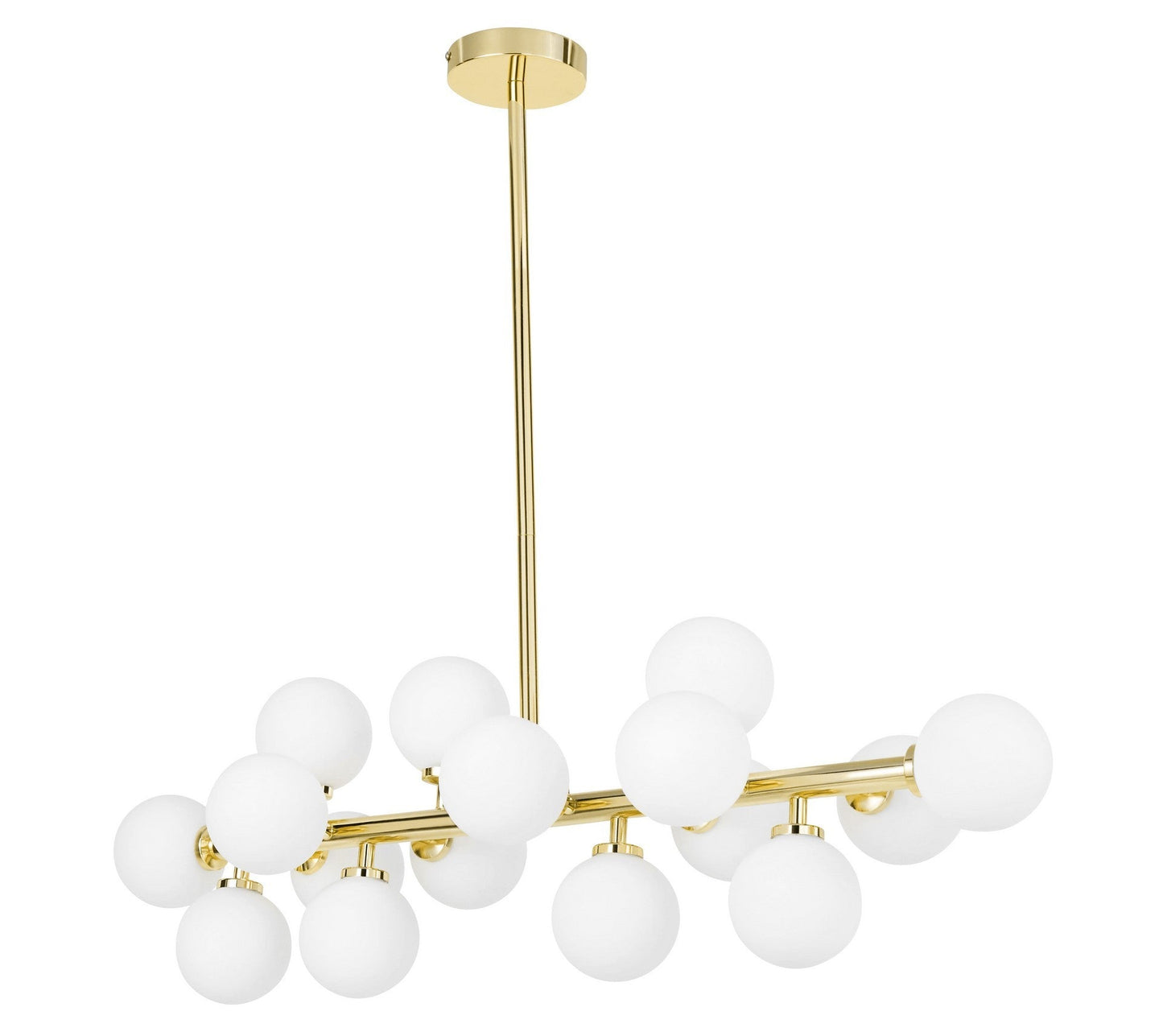 MODERN PENDANT LAMP CLASSIC GOLD PETRICA W16 - LuminaLux