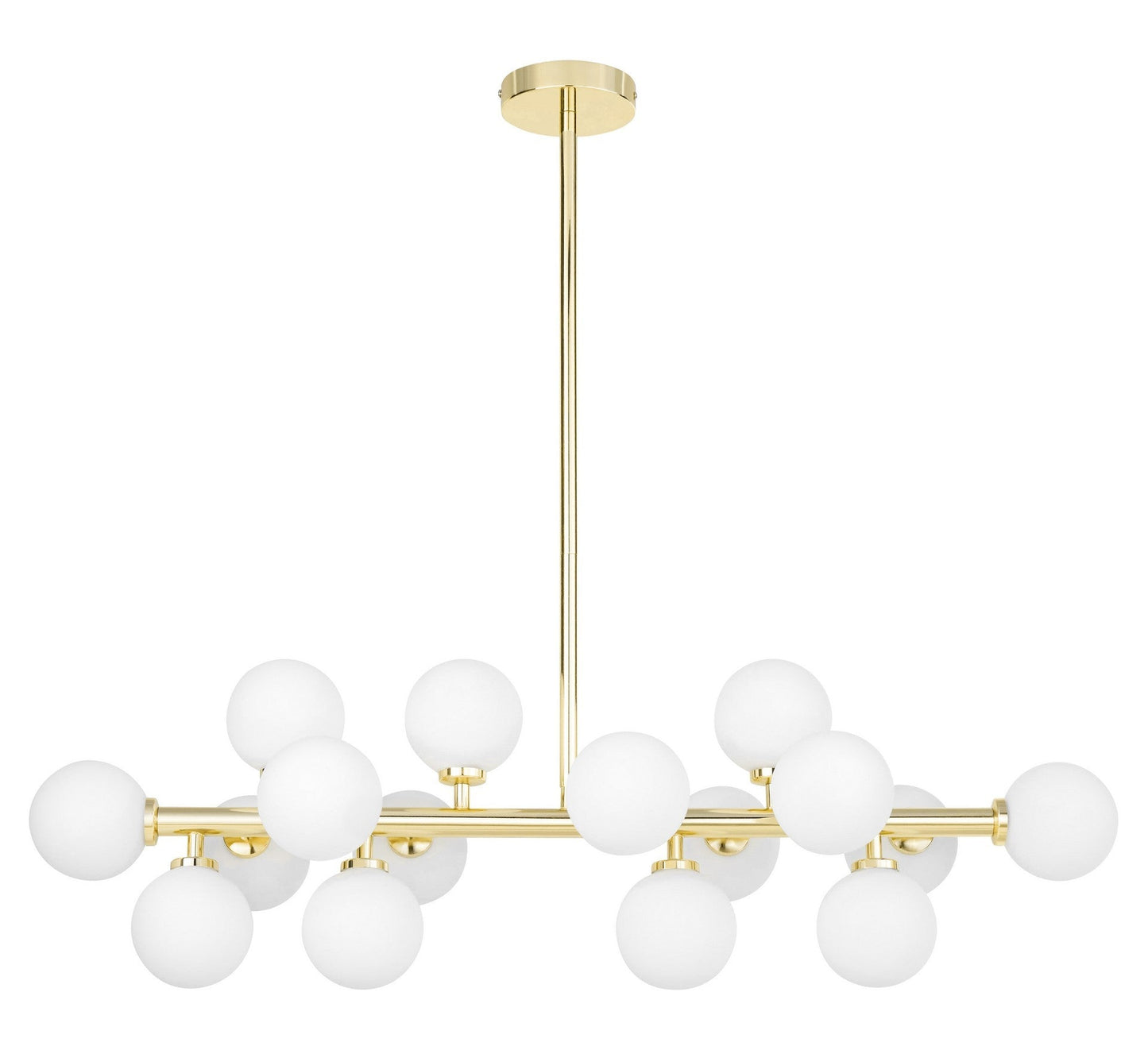 MODERN PENDANT LAMP CLASSIC GOLD PETRICA W16 - LuminaLux