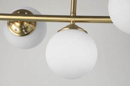 MODERNE HÄNGELEUCHTE IN GOLD GEBÜRSTET FINO W5