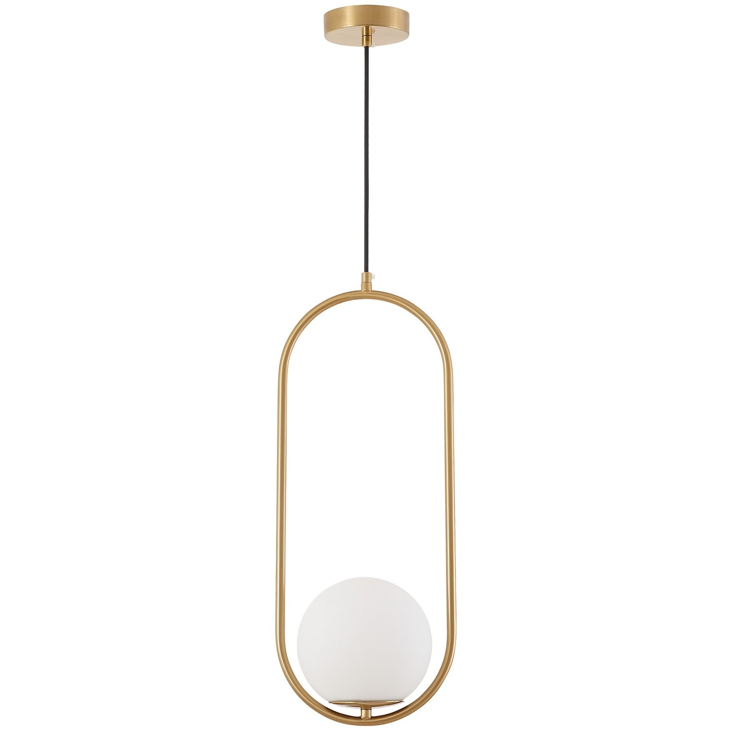MODERN BRUSHED GOLD PENDANT LAMP VERO 1B
