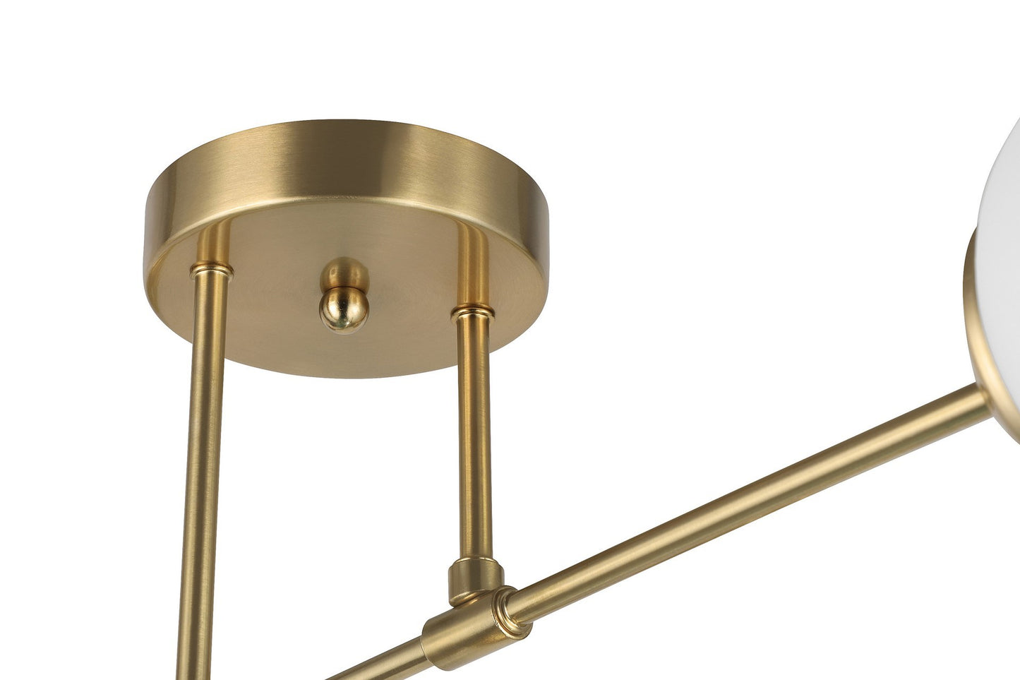 MODERNE HÄNGELEUCHTE IN GEBÜRSTETEM GOLD FINO W4