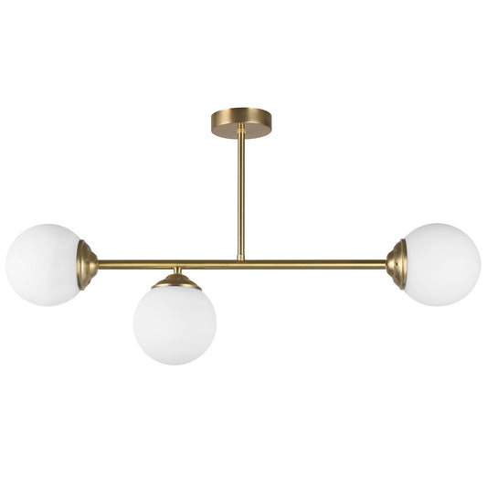 MODERNE HÄNGELEUCHTE IN GEBÜRSTETEM GOLD FINO W3