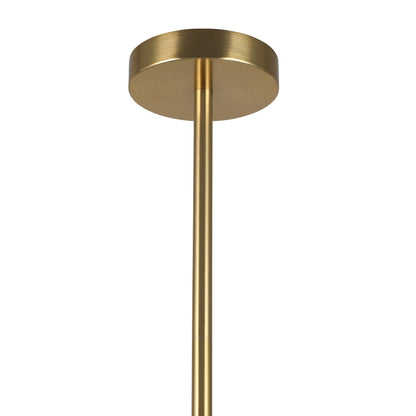 MODERN PENDANT CEILING LAMP BRUSHED GOLD FINO W8