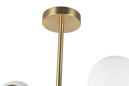 MODERNE HÄNGELEUCHTE IN GOLD GEBÜRSTET FINO W5