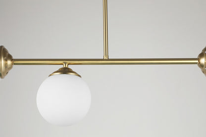 MODERN PENDANT CEILING LAMP BRUSHED GOLD FINO W3
