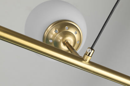 MODERN PENDANT LAMP BRUSHED GOLD FINO W6