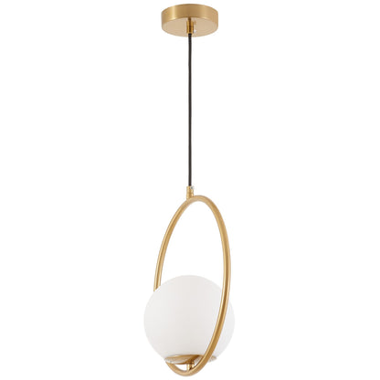 MODERN PENDANT LAMP BRUSHED GOLD VERO 1A