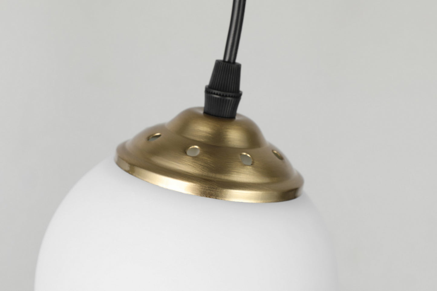 MODERN TRIPLE PENDANT LAMP BRUSHED GOLD FINO W3