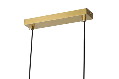 MODERNE PENDELLEUCHTE GOLD GEBÜRSTET FINO W8 