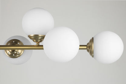 MODERN PENDANT CEILING LAMP BRUSHED GOLD FINO W8