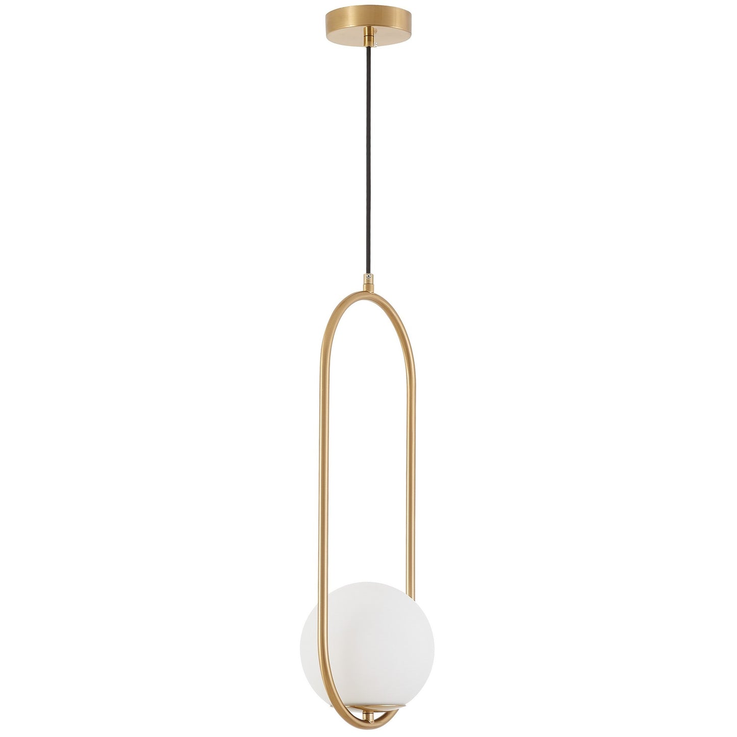 MODERN BRUSHED GOLD PENDANT LAMP VERO 1B