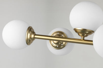 MODERN PENDANT CEILING LAMP BRUSHED GOLD FINO W8