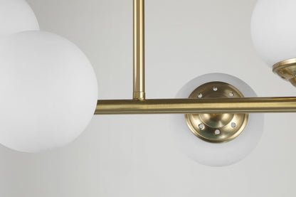 MODERN PENDANT CEILING LAMP BRUSHED GOLD FINO W8