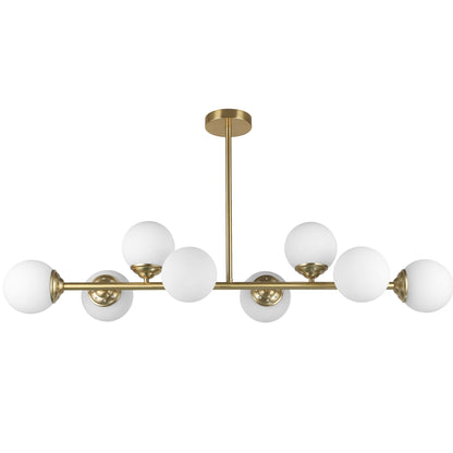MODERN PENDANT CEILING LAMP BRUSHED GOLD FINO W8